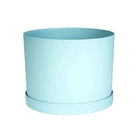 Bbq Innovations 8 in. Misty Blue Mathers Planter for MP4 BB3145601